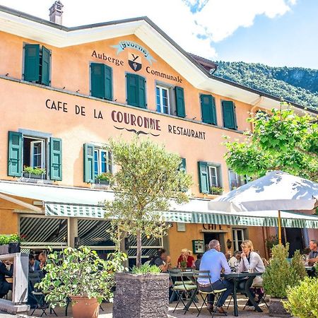 Auberge Communale De La Couronne Hotel Yvorne Exterior photo