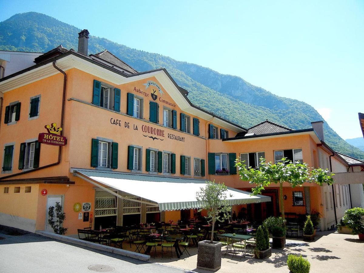 Auberge Communale De La Couronne Yvorne Exterior photo